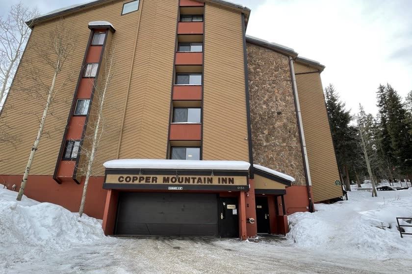 Copper Mountain Inn in winter