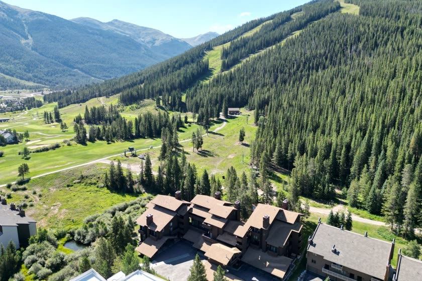 Aerial view of Timber Creek in summer